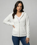 Damen Fleecejacke mit strukturiertem Waffelmuster
