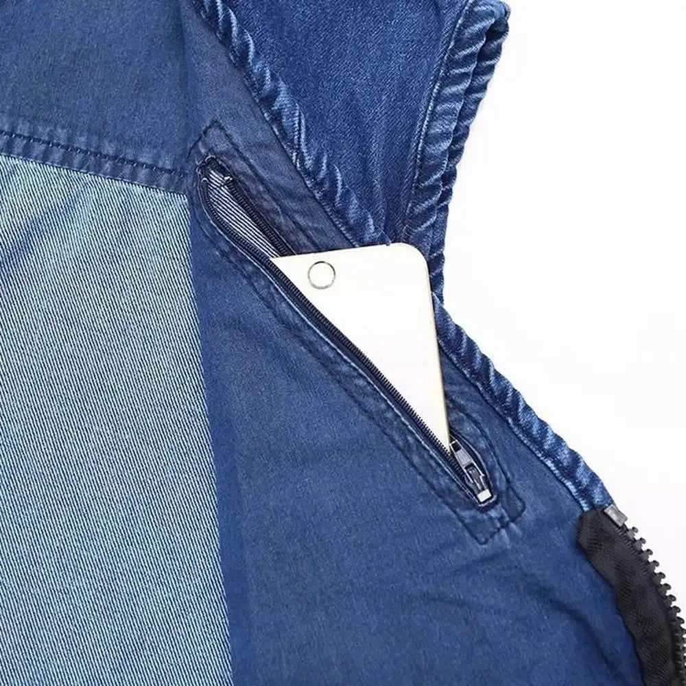 Jeansweste Mit Mehreren Taschen FÃ¼r Herren