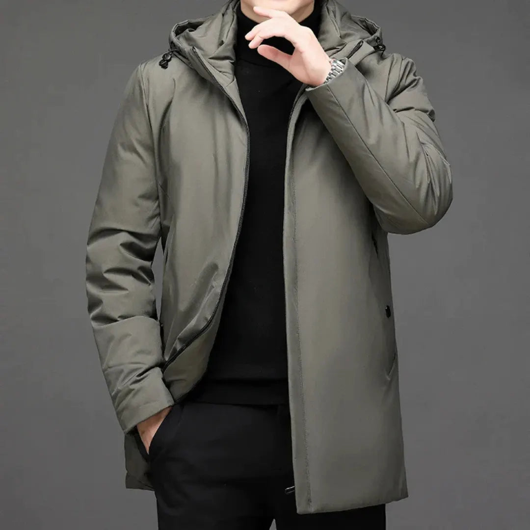 Herren Leichte Windbreaker Lange Jacke