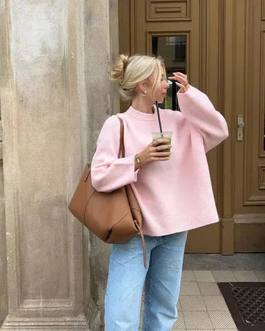 Pullover mit Rundhalsausschnitt fÃ¼r Frauen