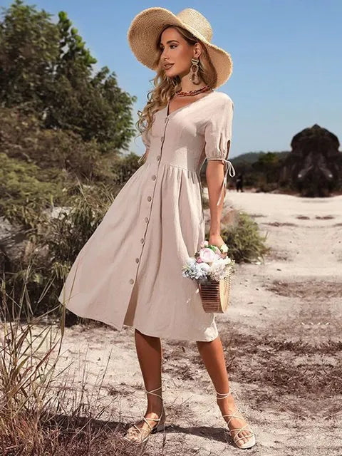 Classic Kurzes Damenkleid - Ausgabe 2024