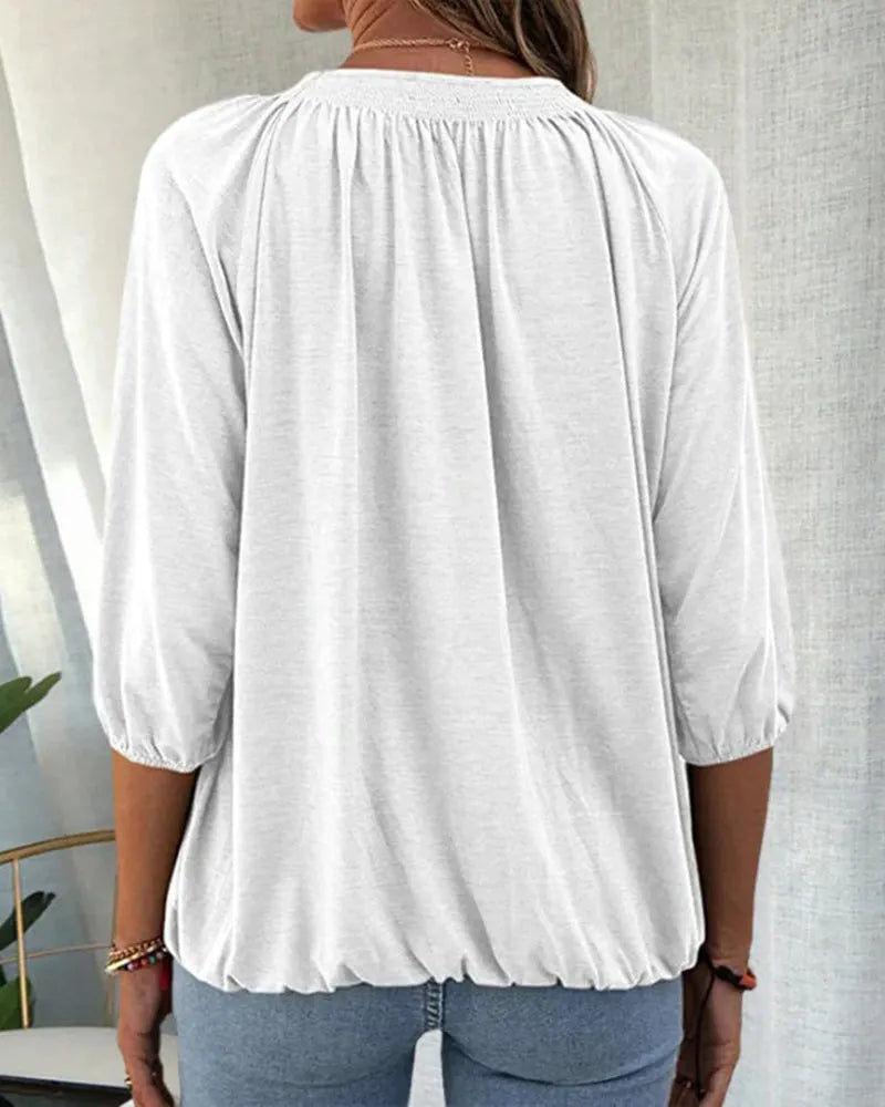 Caroâ„¢ - Schicke Bluse mit BischofsÃ¤rmeln