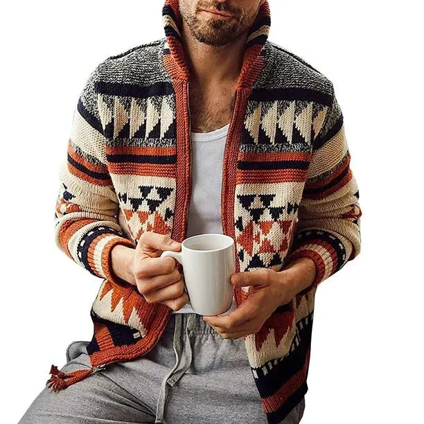 - Herren Strickmantel