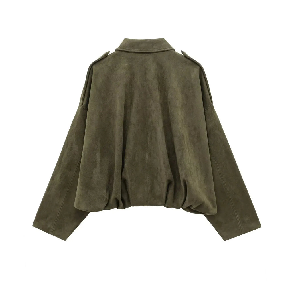 ISLA | Oversized Suède Dames Jas – Warm, Elegant & Perfect Voor Het Najaar
