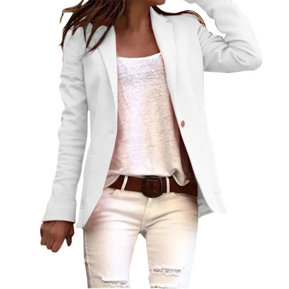Reversknopf, schlank, langÃ¤rmelig, Blazer