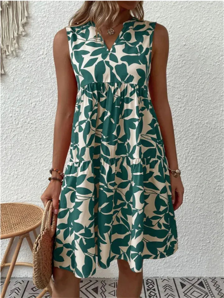 AMÉLIA | Zomers Damesjurkje Met Bloemenprint – Luchtig, Vrouwelijk & Perfect Voor Warme Dagen