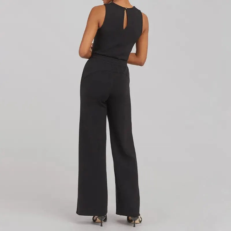 ELIN | Jumpsuit Voor Dames Met Cinch-Taille En Ultralichte Stof â€“ Luchtig, Zacht, Comfortabel
