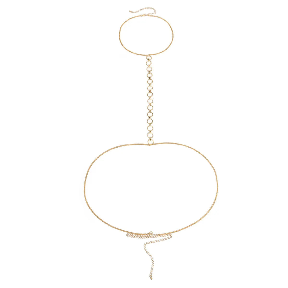 Ring body chain necklace