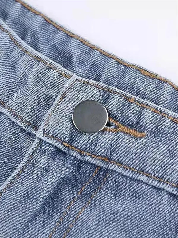 Dames Flare Jeans Met Rode Ster | Vintage Y2K Statement Jeans