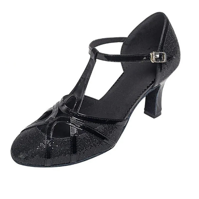 Salsa Tanzschuhe Damen Latein Tanzschuhe 7cm