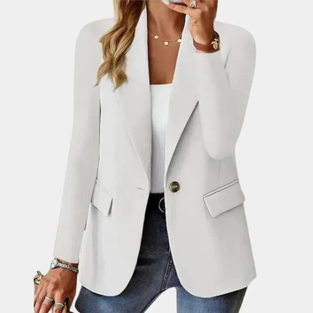 Taillierter Sommerblazer Mit Stretch Damen