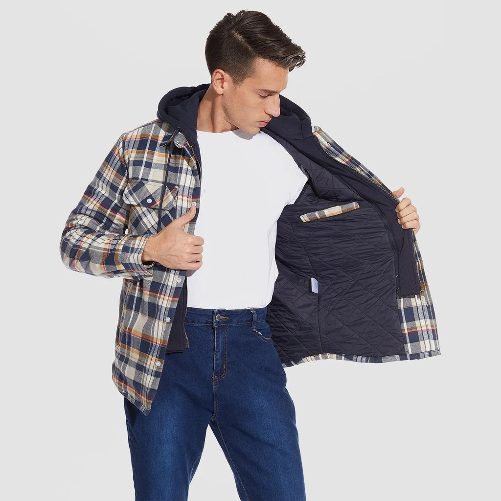Stilvolle Warme Kapuzenjacke