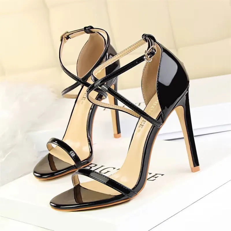 MIRANDA | Verfijnde Dames Stiletto Hakken Met Smalle Bandjes - Luxe, Elegant & Comfortabel