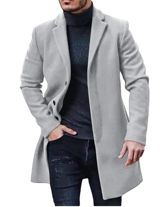 Eleganter Mantel Für Herren