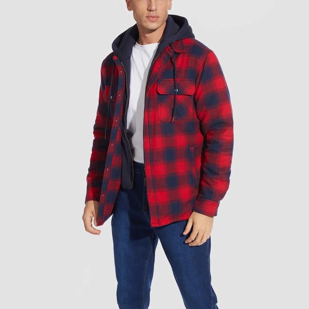 Stilvolle Warme Kapuzenjacke