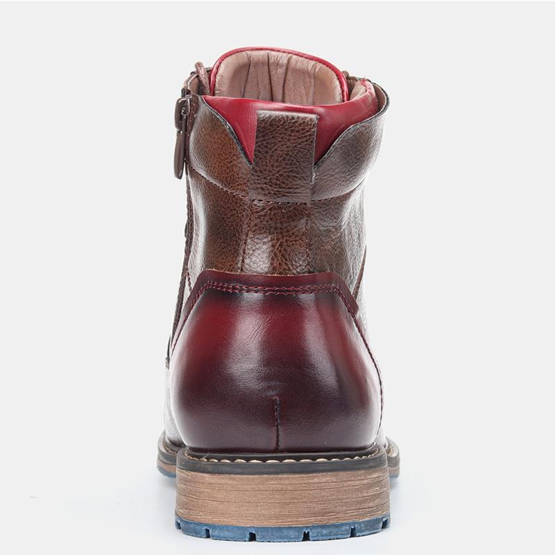 Klassische Oxford Lederstiefel FÃ¼r Herren