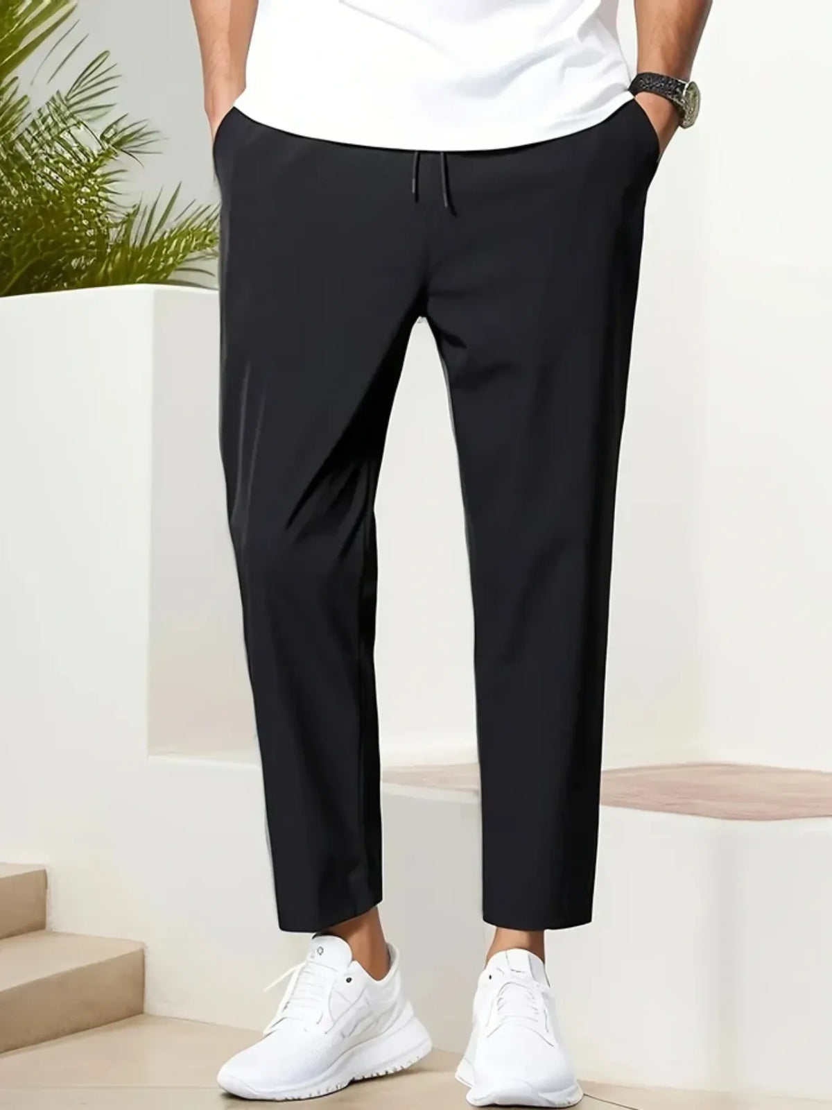Herren Chino Hose Outdoor Stoffhose