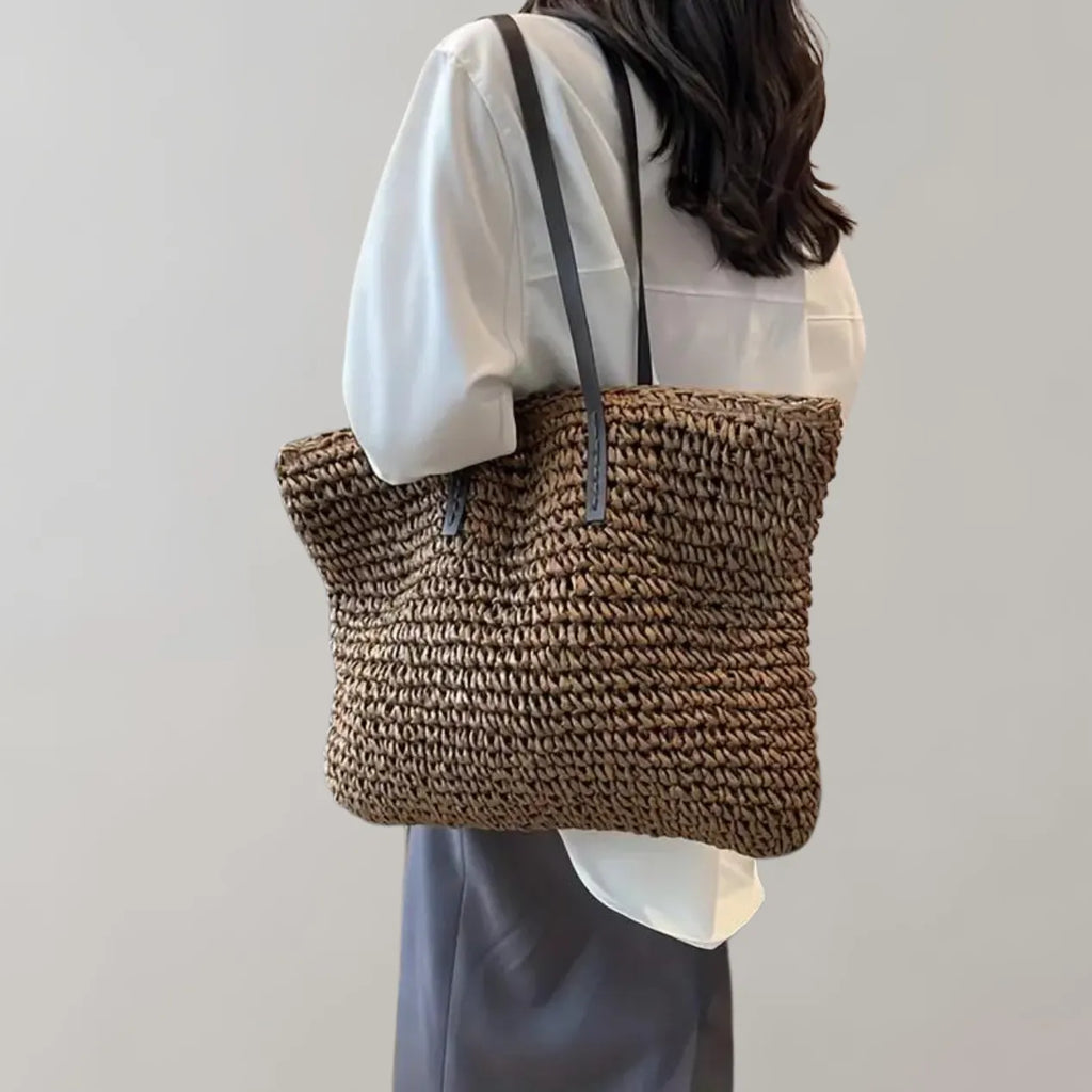 - große gewebte Tragetasche Tasche im Bohemian-Beachy-Stil
