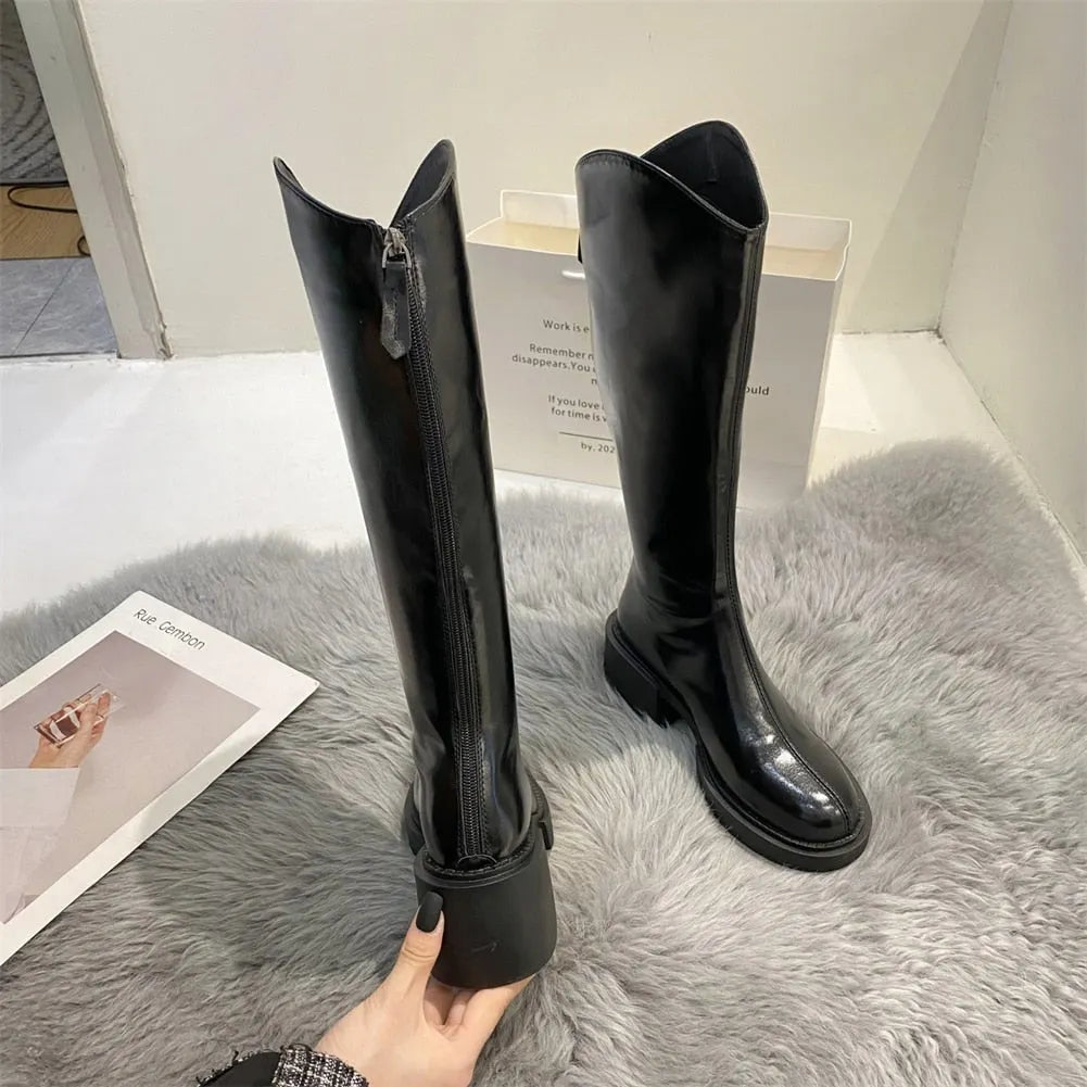 Moderne Hoge Winterlaarzen Voor Dames – Trendy & Comfortabel Voor Koude Dagen
