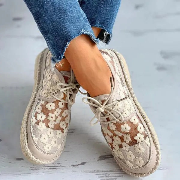 Elly | Floral Pattern Sneakers