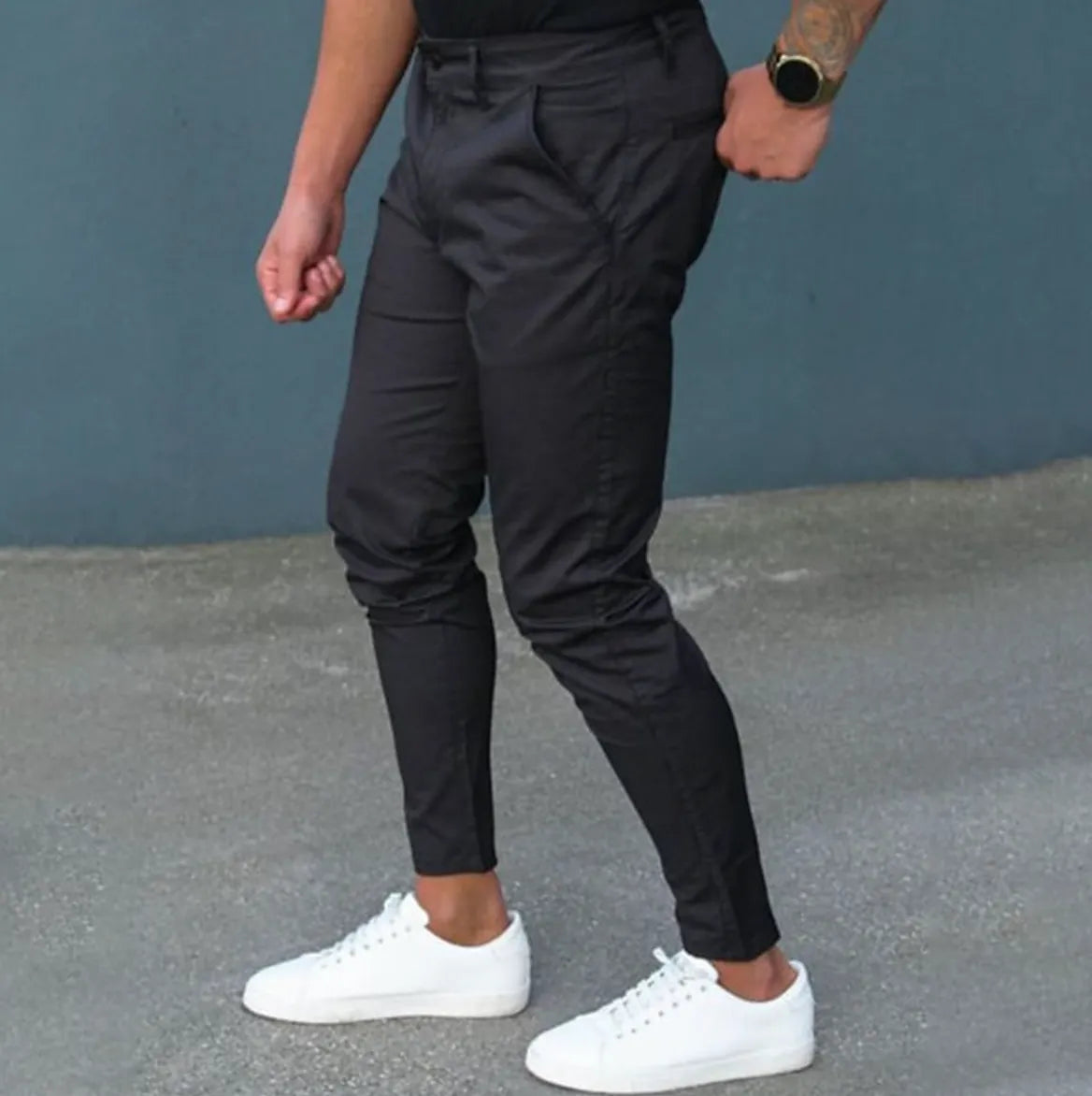 Stretchy Freizeit Business Hose Für Herren