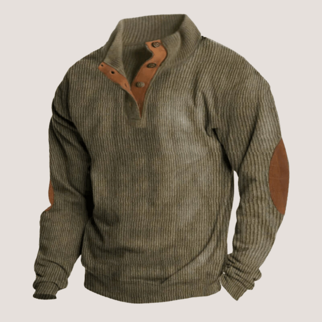 Gerippter Pullover für Männer