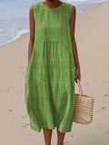 Summer Midi Dress for Women - Loose and Comfortable Fit