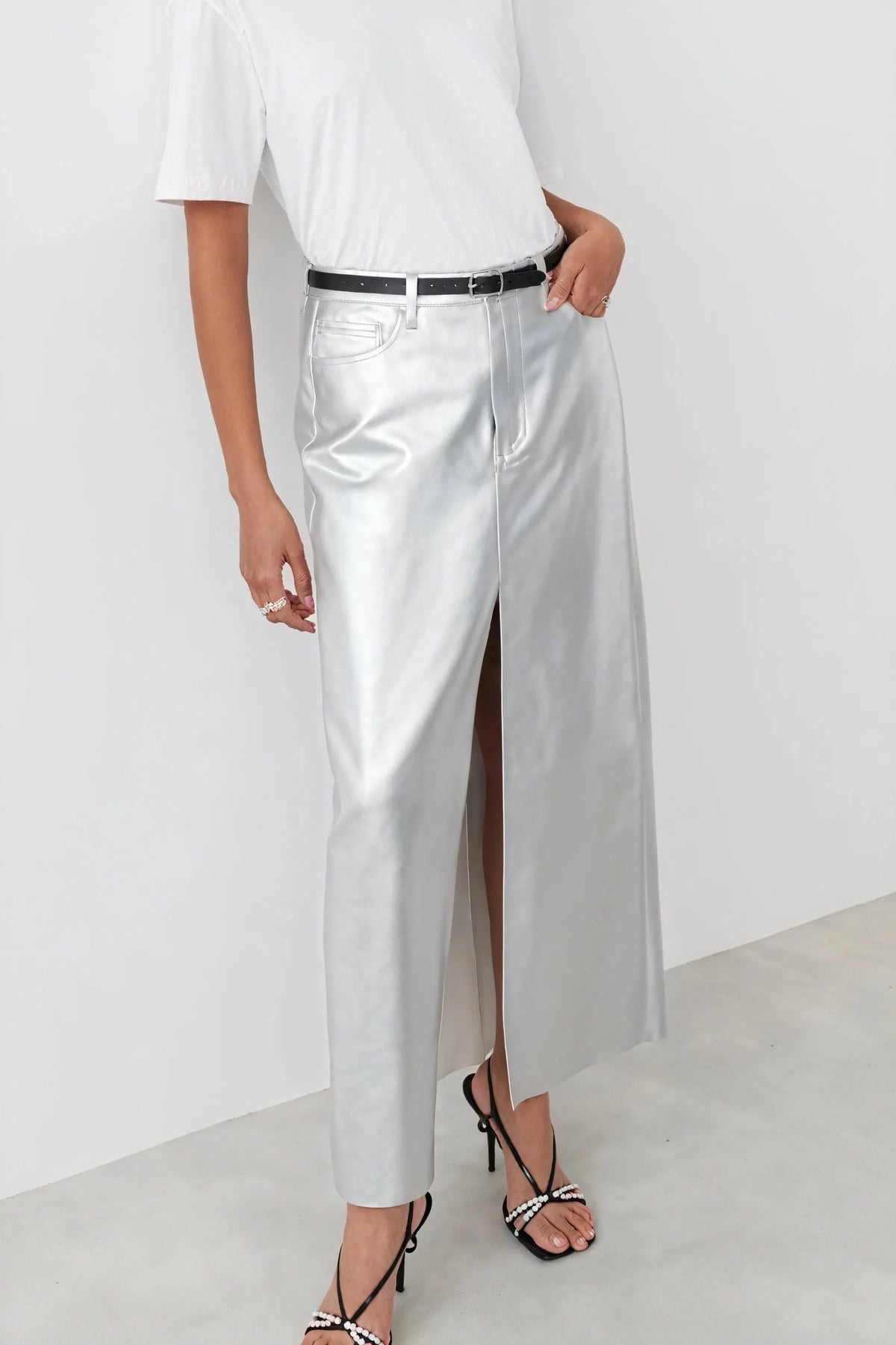 Statement Maxi-Rock mit hohem Bund