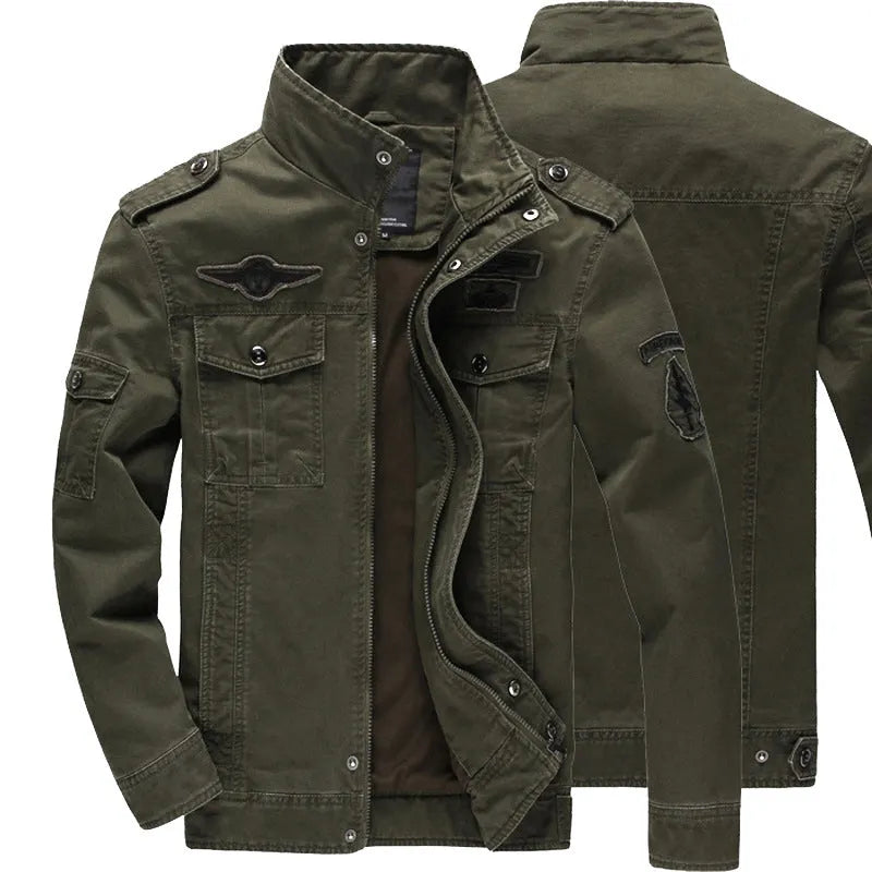 - Allwetter Jacke mit Stehkragen (Wind & Wasserdicht)
