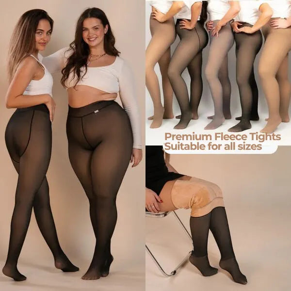 Premium Fleece Strumpfhose