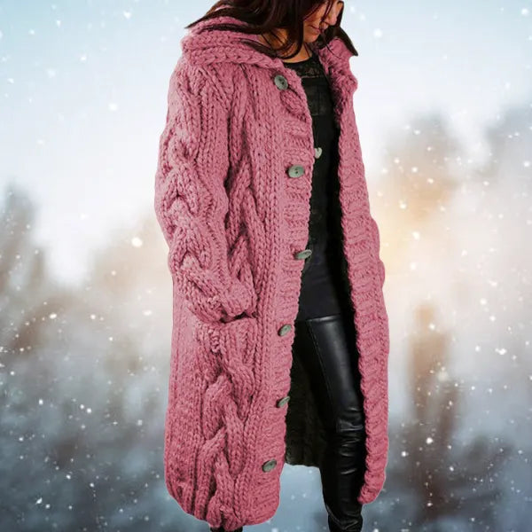 Sofia | Lang Strik Cardigan
