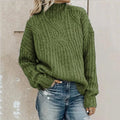 Übergröße Rollkragenpullover