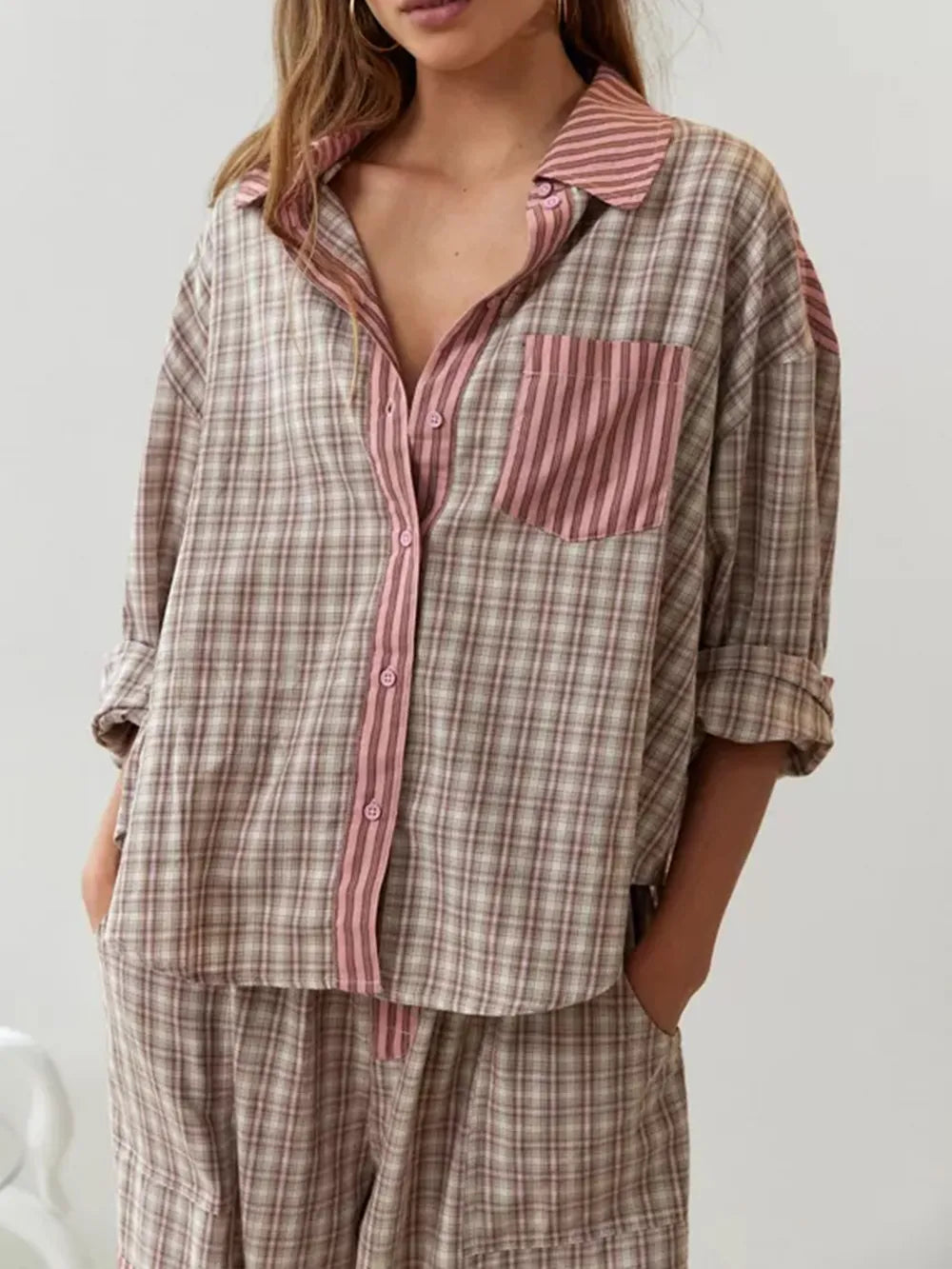 Viktoria - 2-teiliges lÃ¤ssiges Pyjama-Set