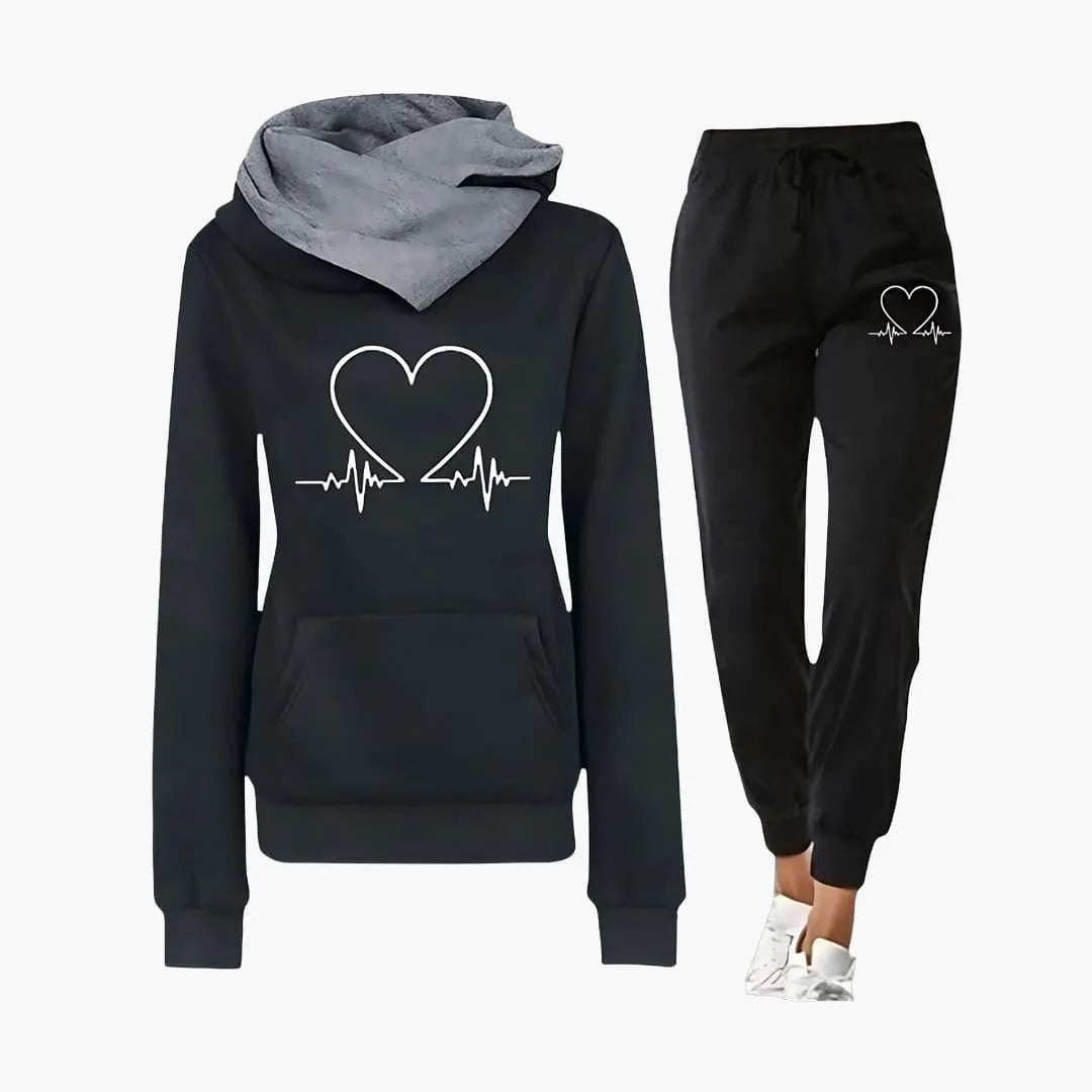 Womenâ€™s two-piece set with long sleeves and trousers