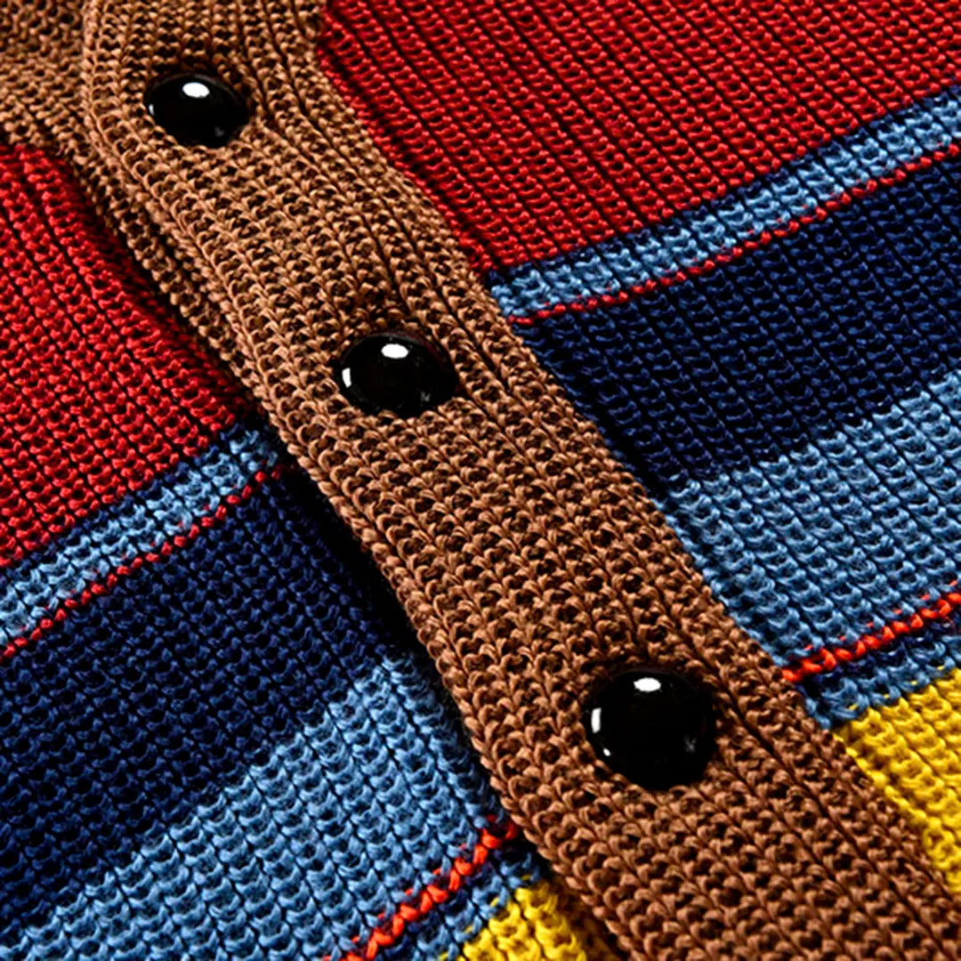 Strickjacke mit Knopfleiste für Männer