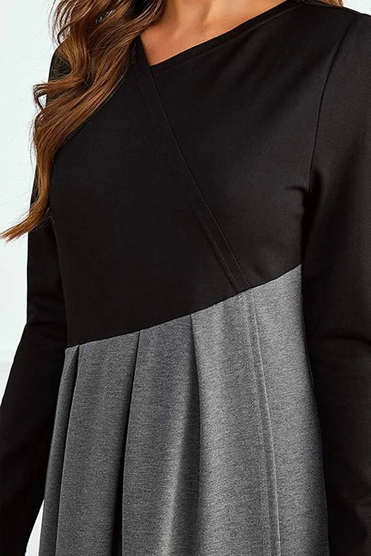 Joselyn |  Elegantes Maxikleid mit Langarm für Stilvolle Anlässe