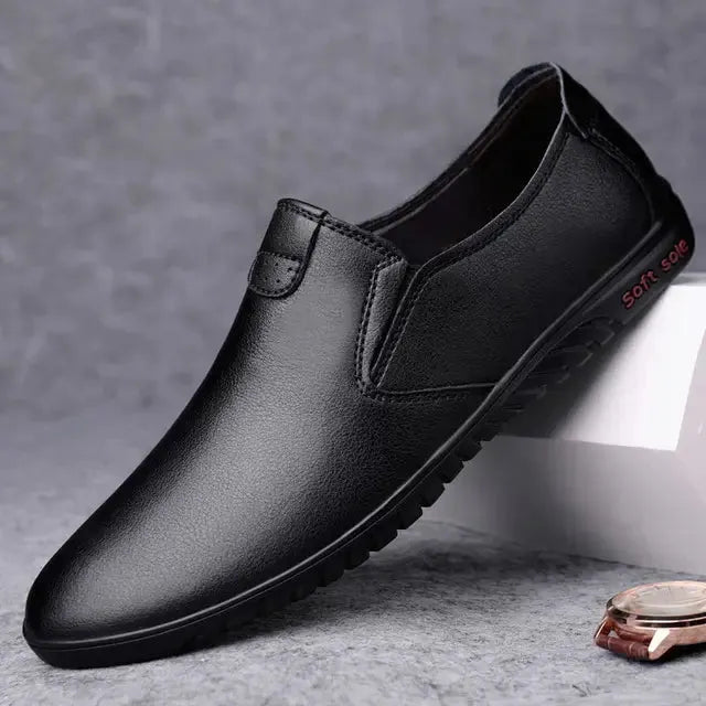 Klassische Leder-Loafer