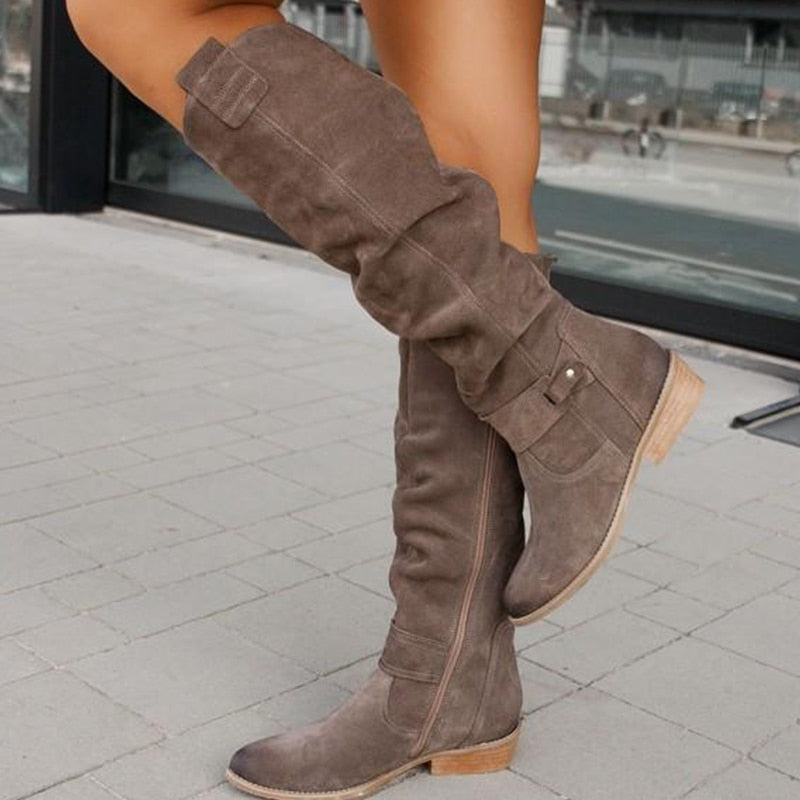 Warme Wildlederstiefel - Kuschelig & Stylisch