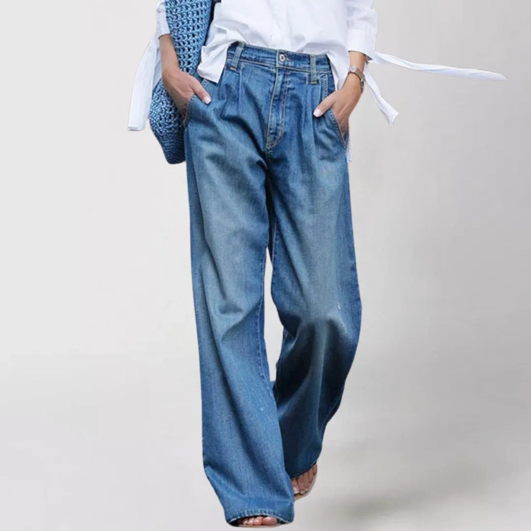 Nola-Louise - Behagelige jeans med vidde