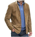 Wildlederjacke Mit KnÃ¶pfen FÃ¼r Herren