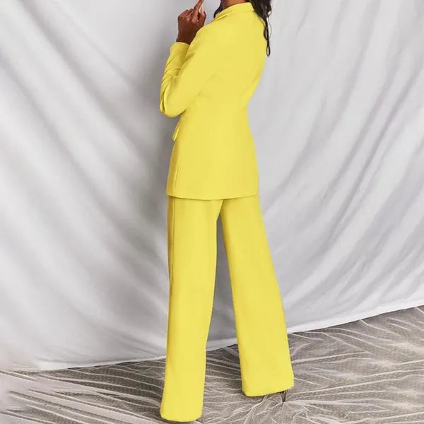 Malene - Elegant blazer- og buksesæt