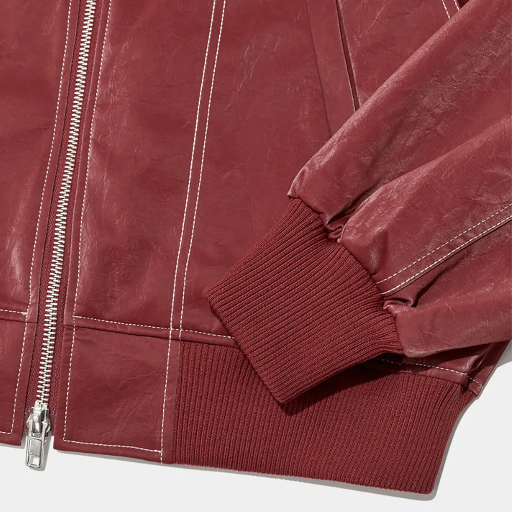 Oversized Jacke Mit Kontrast