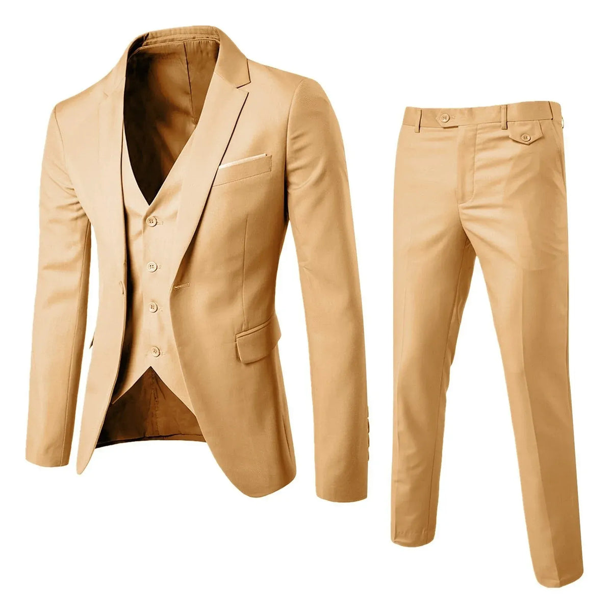Herren Hochzeits Anzug Komplette Outfit