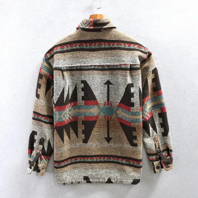 - Vintage Langärmelige Jacke für Herren