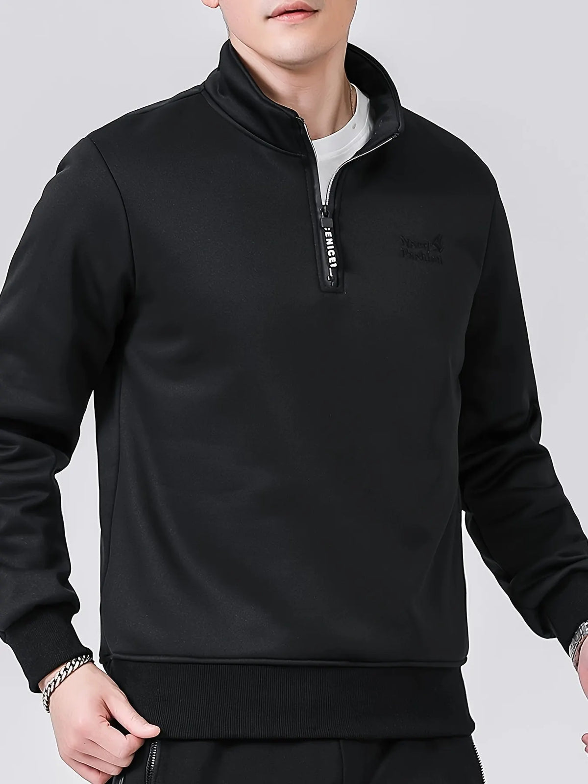 Herren Pullover mit Stehkragen fÃ¼r Herbst Winter