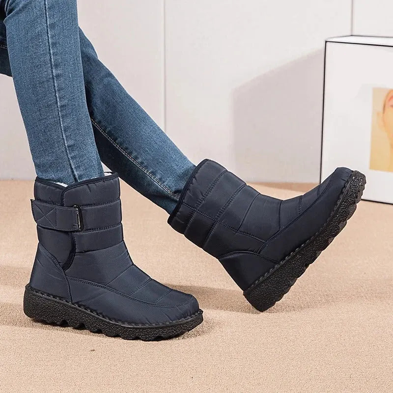 Dicker Plüsch Winter Stiefel