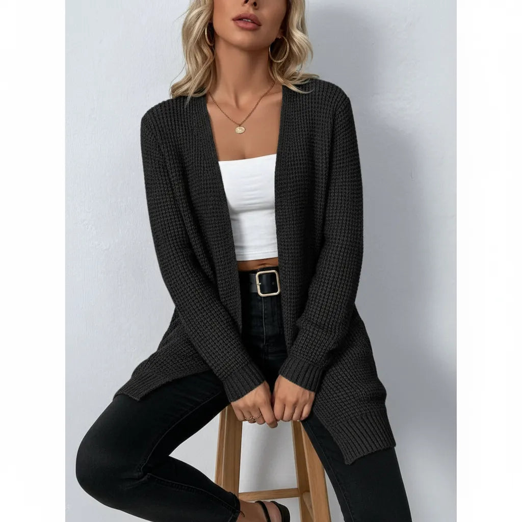 Amelina Zeitloser Strick-Cardigan für Damen