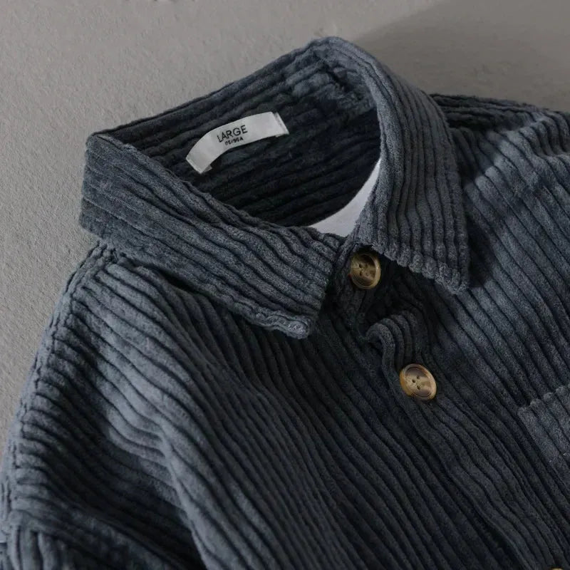 LÃ¤ssige Cordjacke FÃ¼r Herren