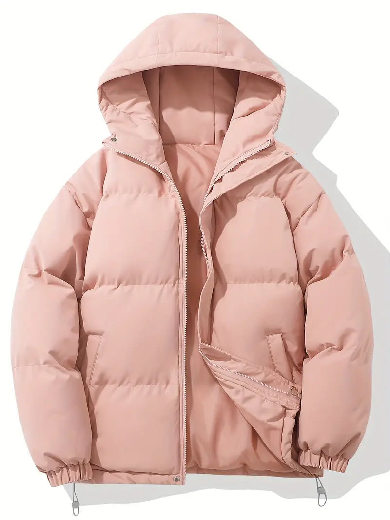 Damen-Pufferjacke aus 100 % Polyester fÃ¼r den Winter