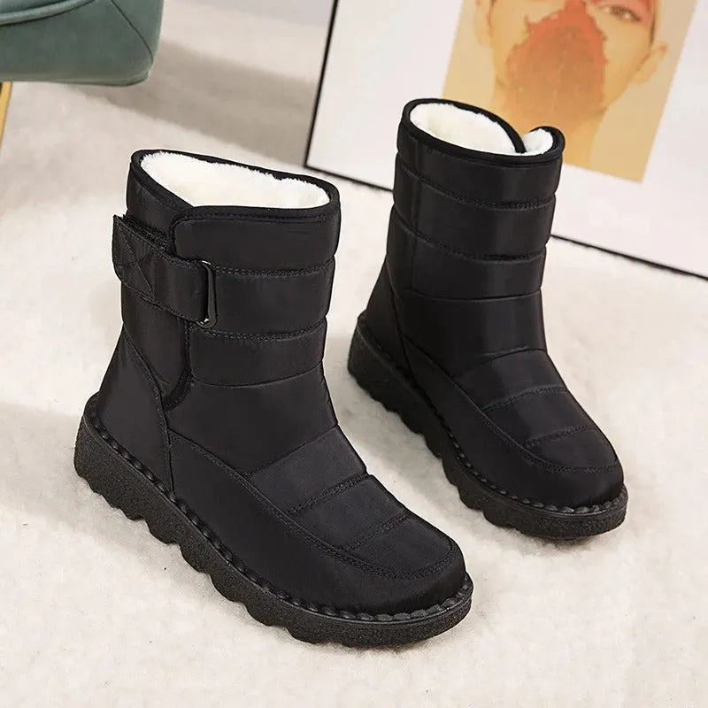 Dicker Plüsch Winter Stiefel